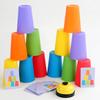 Children's Quick Stacking Battle Stacking Cup Hand Speed Competitive Game Interactive Challenge Toy Children's Thinking Concentration Training