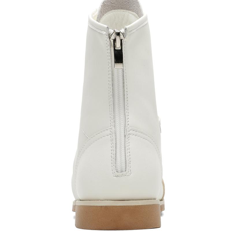 TUINANLE Women's Chelsea Ankle Boots Low Heel Casual Fall Boots Shoes Round Toe Booties for Women