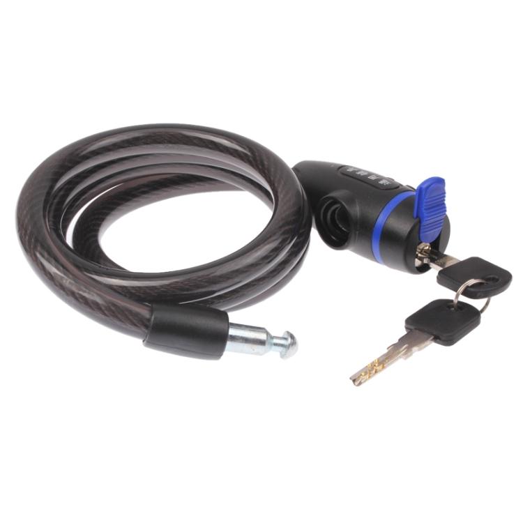 Copper Cable Security Bicycle Lock Set