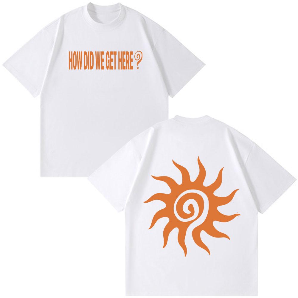 T-shirt Imprimé pour Homme et Femme Louis Tomlinson How Did I Get Here Tour 2026 T-shirt Hip Hop Manches Courtes en Coton Casual