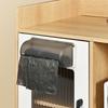Trash Bag Dispenser Wall Mounted,Plastic Bag Roll Holder,Garbage Bag Holder Cabinet,Kitchen Trash Can Liner Organizers