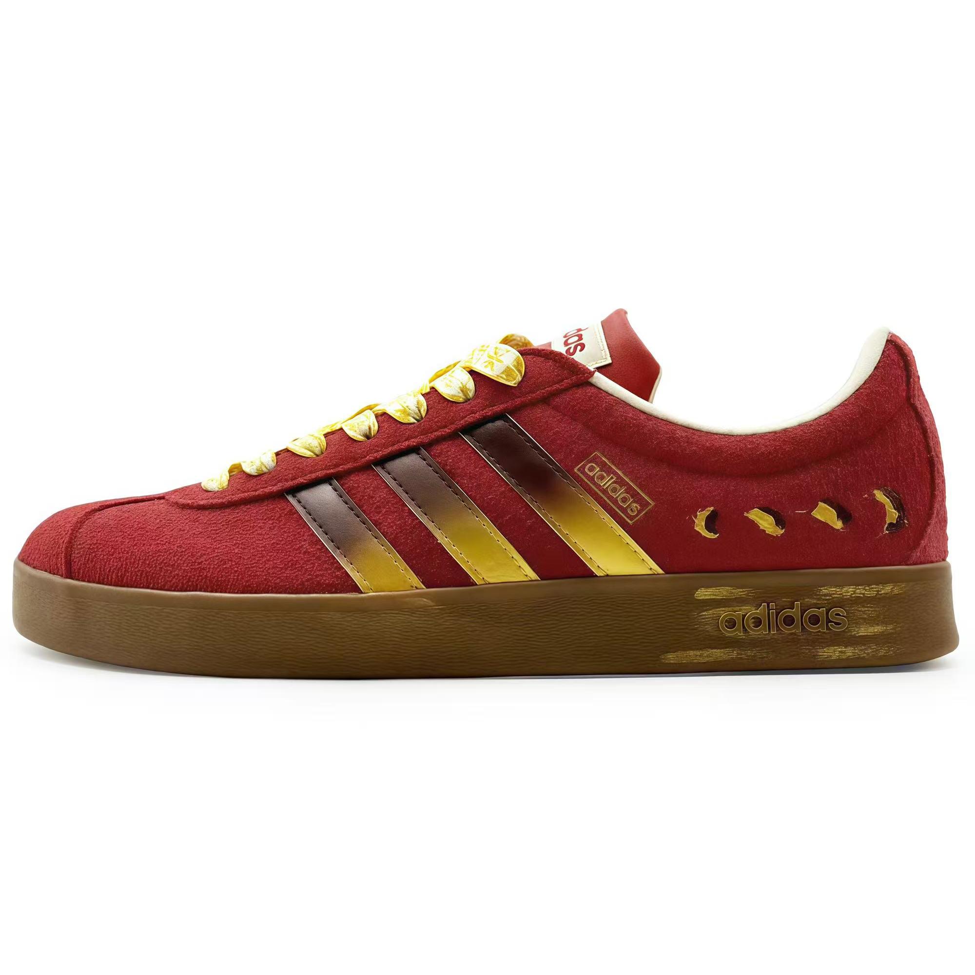 

Adidas Vl Court Classic German Army Trainers Unisex Scarlet KK3774(Team1181-) 41⅓