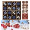 Hanging Decorations 6 Cm In Diameter Christmas Ball Set Easy To Hang Party Decorations Plastic Christmas Decorations