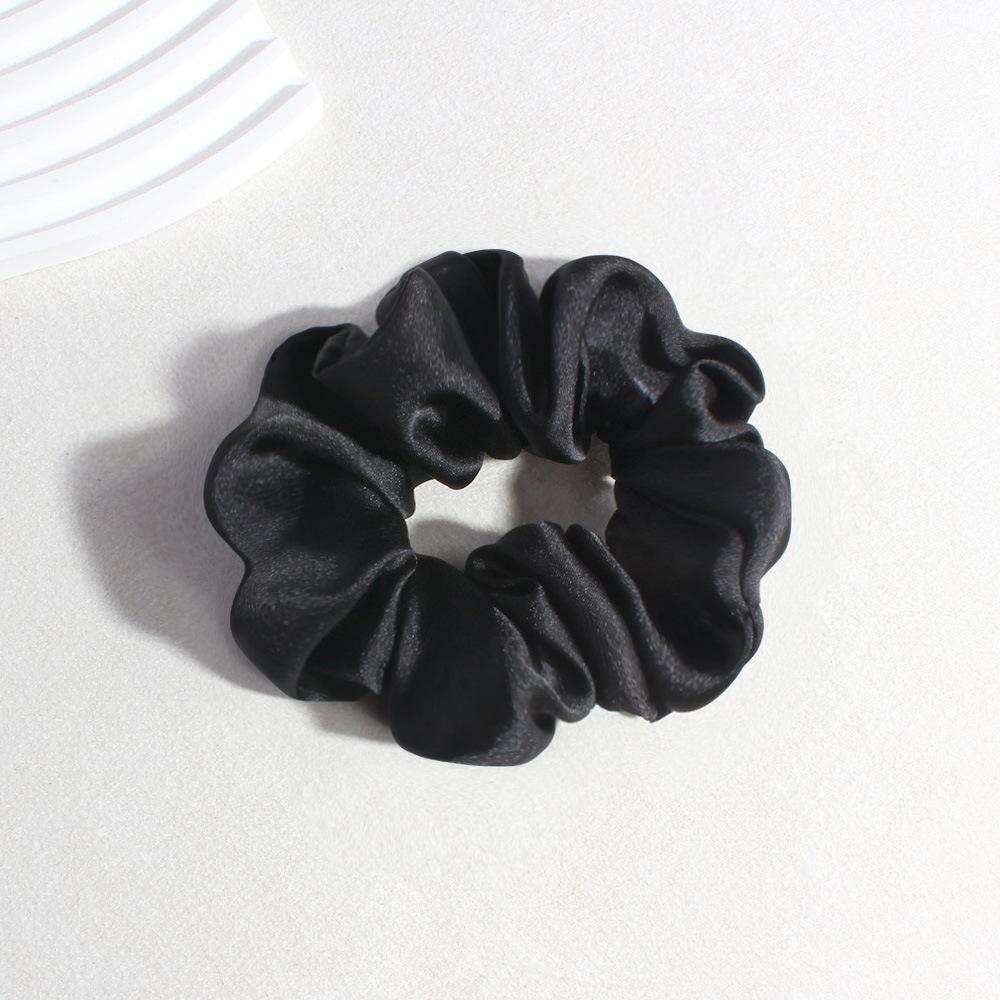 Простая и универсальная французская атласная резинка-скранчи, Атласная резинка-скранчи для волос