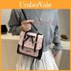Pu Material Pink Bowknot Handbag With Magnetic Closure For Daily Use