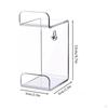 2 Pieces Wall Mount Headphone Hanger Space Saving Clear Gaming Accessory Holder Easy Installation