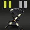 10pcs Reflective Safety Stickers for Stroller Wagon Walker - High Visibility Adhesive Tape At Night, Easy To Apply,car Sticker
