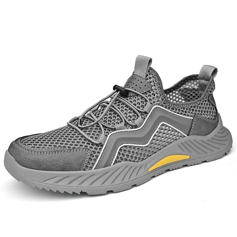 Scarpe Casual Alla Moda Nuove Traspiranti Leggere Sandali Vuoti da Uomo Scarpe da Guida da Uomo Suole Massaggianti Consegna Gratuita