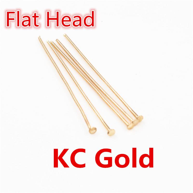 200pcs/Lot 16 20 25 30 35 40 45 50mm Flat Head/Ball Head/Eye Head Pins Metal Headpins For Jewelry Findings Making DIY Supplies