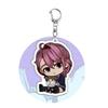 Set of 6 Acrylic Keychains featuring Dandadan, Momo Ayase, Ken Takakura, Turbo Babaa, and Hoshiko Ayase. Cute Anime Character Pendants for Decoration
