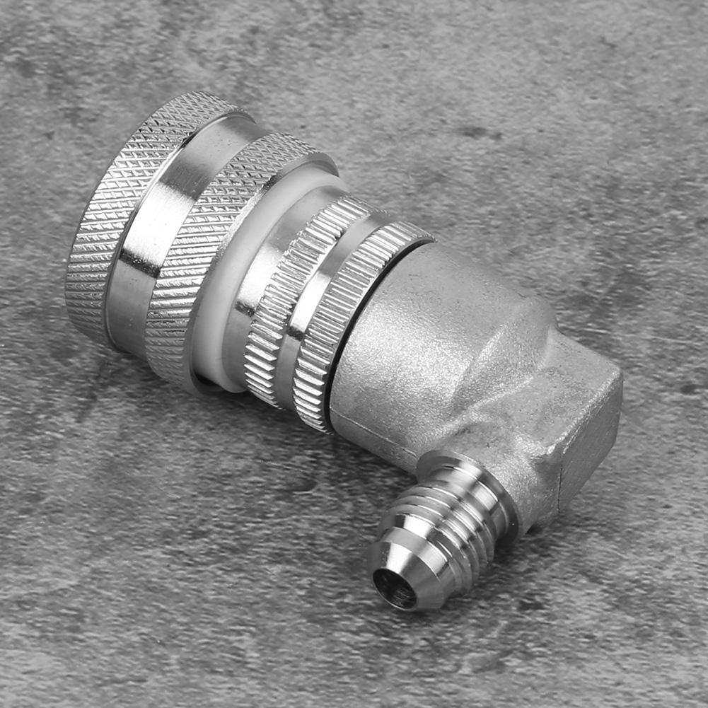 Stainless Steel Ball Lock Keg Quick Disconnect with MFL14inch Fitting Gas Corny Fitting