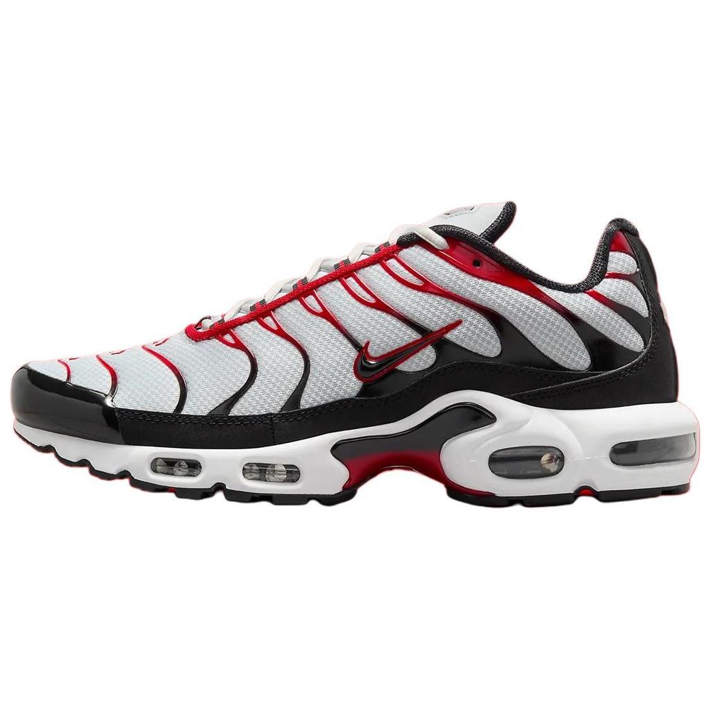 New Nike Air Max Plus Pure Platinum Black University Red FN6949-002