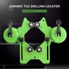 Guide Hole Locator Double Suction Cup Punch Drill Guide Drills Glass Tile Opening Locator 4-83mm Hole Centering Positioning
