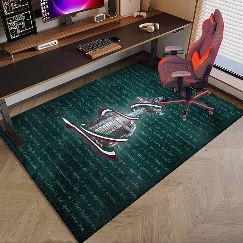 Flumi-nense Football Club Printed Area Rug for Office, Chair Rug, Decorative Carpet Floor Mat, Large Size Fan Gifts Christmas Gifts