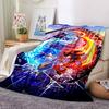 1Pc Sonic Vs Shadow Battle Blanket For Couch Bed Plush Cozy Fuzzy Blanket Super Soft Warm Blankets For Fall And Winter 0918238