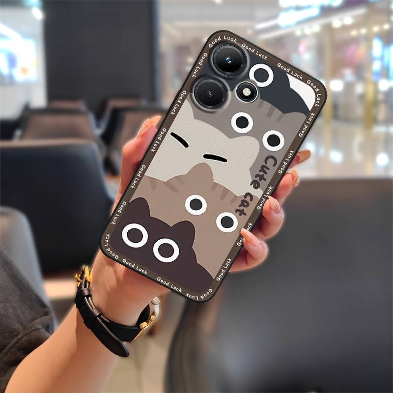 Full wrap Dirt-resistant Phone Case For infinix X6831/Hot30 4G Anti-knock Graffiti Fashion Design Shockproof Durable TPU