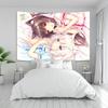 Nekopara Chocola & Vanilla Wall Tapestry Pink Anime Print for Bedroom, Living Room, Otaku & Kawaii Home Decor