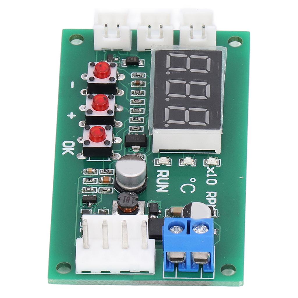Fan Temperature Control Governor Digital 4 Wire PWM Temp Module Support for EBM EC 5A DC12?48V