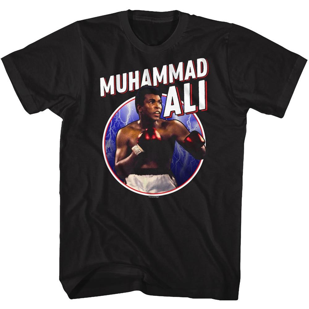 

Muhammad Ali Mens New T-Shirt Sizes SM5XL The Punch in 100% Black Cotton Unisex T-Shirt XXL