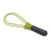 Joseph Joseph Twist Whisk - 2 In 1 - Flat Whisk and Balloon Whisk - Ideal for Non-Stick Cookware, Silicone, Gray/Green [Authentic Product] 10539