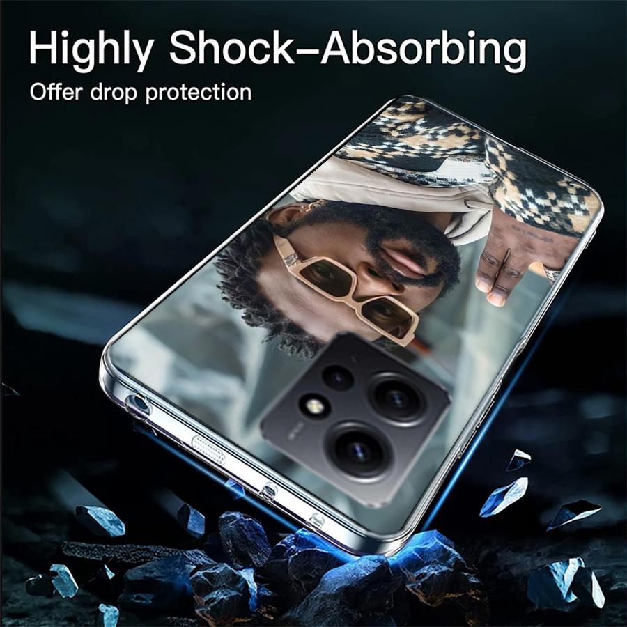 Damso Rapper Phone Case For Redmi 12 13C 12C 15C 9 10 10C Note 13 Pro Plus 14 15 Pro 9T 9C 9A TPU Soft Cover Clear Cell Cases Sh