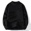 Men's Trendy Loose Knit Wool Sweater - Korean Style, Round Neck, Versatile Base Layer for Autumn and Winter