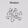 100pcs 4.5x4mm Wire Protectors Wire Guard Guardian Protectors Loops U Shape Accessories Clasps Connector for Jewelry Making