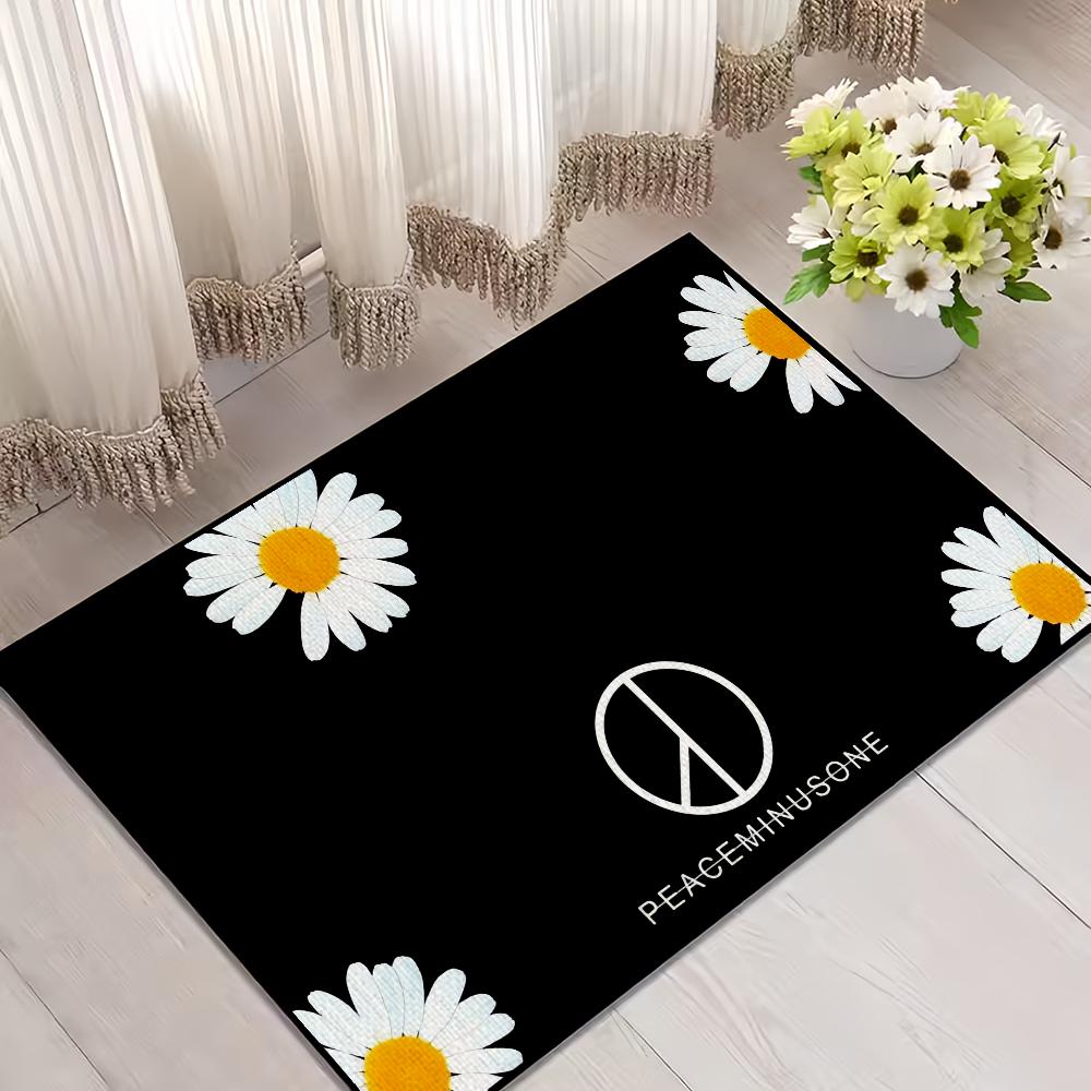 

Дверной коврик для украшения спальни Модный кухонный ковер для ванной Дом Корея Супервпитывающий P-PeaceMinusOne Коврик для ног Нескользящий SJR40x60CM