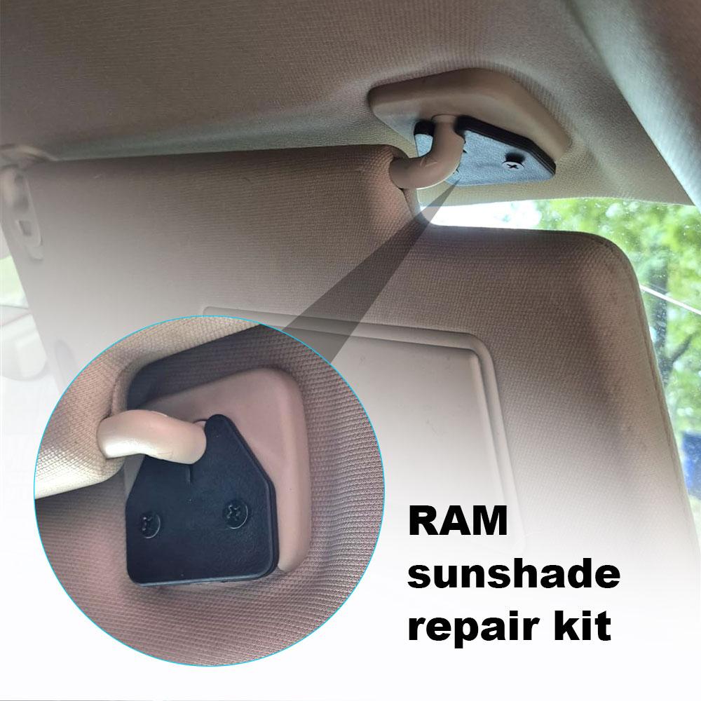 Aluminum Sun Visor Repair Kit Sun Visor Clip Fix Replacement Sun Visor Clips for Ram 1500 Trucks 2019 2020 2025 2025 2025