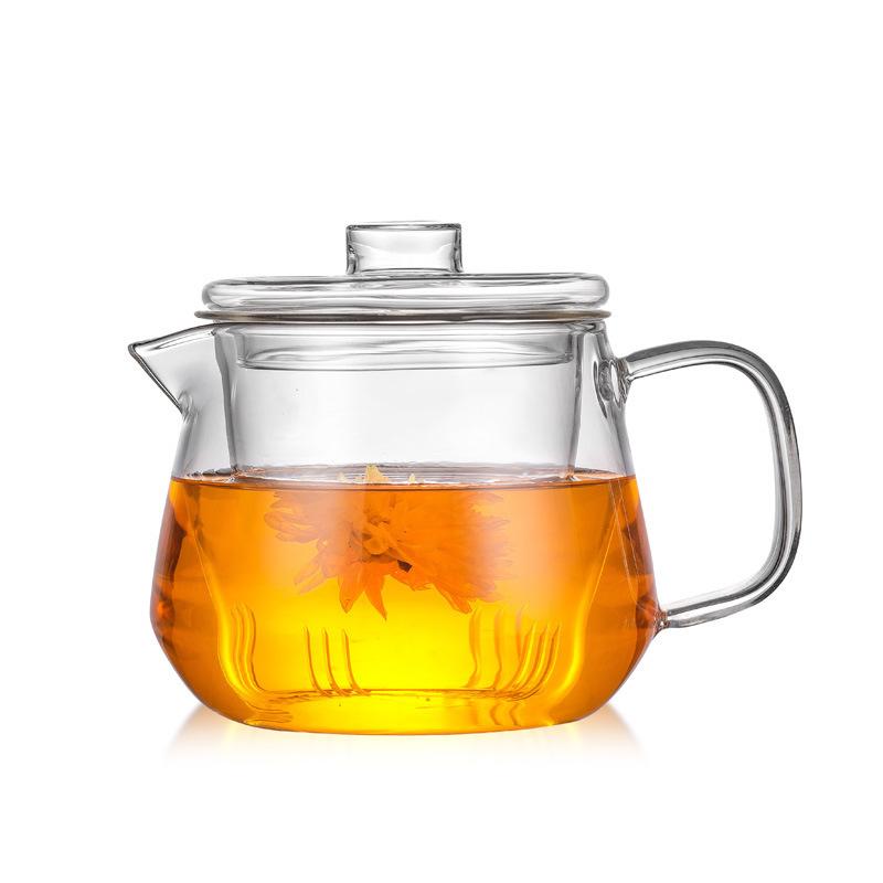 450ml 650ML Penguin Shape Glass Teapot with Infuser Chinese Tea Ceremony Tea Kettle Kung Fu Tea set Tea Maker