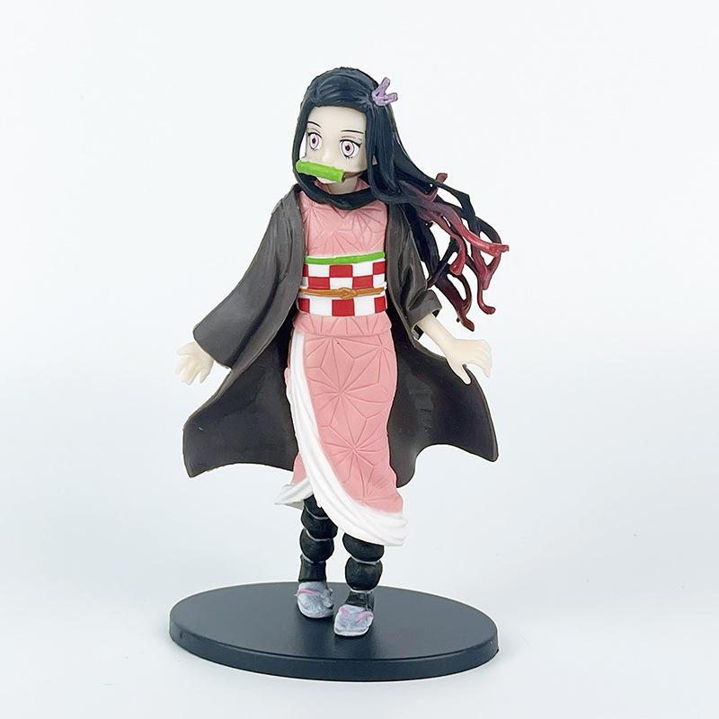Hot Demon Slayer Anime Figure Tanjirou Agatsuma Zenitsu Kyoujurou Anime Model Action Figure PVC collection Toy for Kids Gift