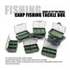 1-8 Compartments Fishing Tackle Box Waterproof Bait Storage Box with Partition for Carp Fishing Accessories Lure Hook Box