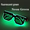 LED Mosaic Party Sunglasses - Cool Night Glow Glasses for Birthdays, Concerts, and Nightclubs