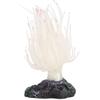 Aquarium Coral Ornaments, Aquarium White Emulational Water Grass Soft Coral Decoration Fish Tank Artificial Sea Urchin Marine Organism Ornaments