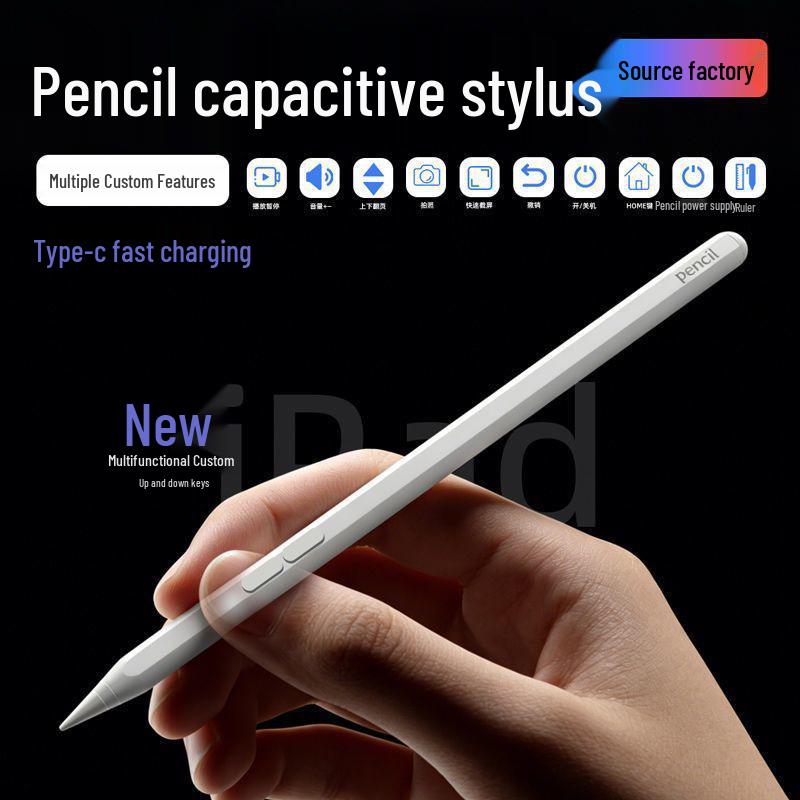 2nd Gen Magnetic Stylus Pen for iPad - Fine Tip, Tilt & Pressure Sensitive