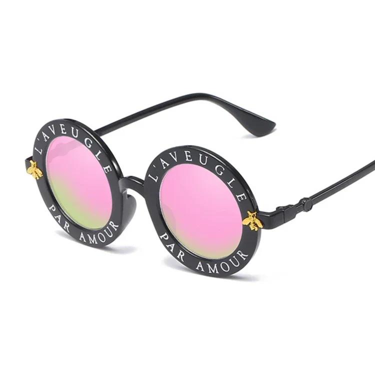 New Round Sunglasses Women Cool Brand Designer Colorful Sun Glasses Female Plastic Frame Outdoor Mirror Eyewear