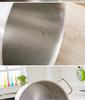 Premium Thickened Stainless Steel Stockpot with Compound Bottom, Sandblasted Finish for Commercial Use