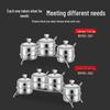 Stainless Steel Four-Compartment Seasoning Container