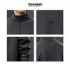Heren Herfst Retro Geborduurde Zware Half-Ritssluiting Losse Pasvorm Opstaande Kraag Hoodie Pullover