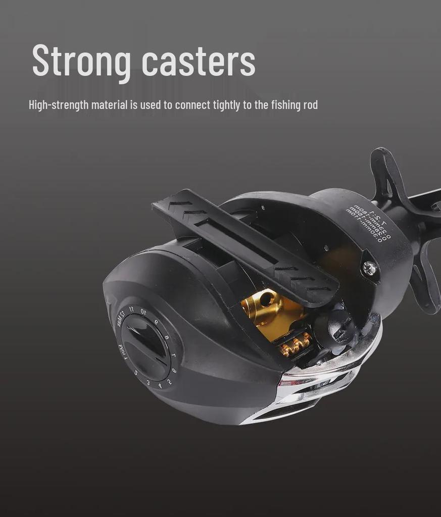 Cross AK Luya Water Drop Fishing Reel: Anti-Explosion Line, Long Cast, Suitable for Blackfish & Micro-Object Fishing