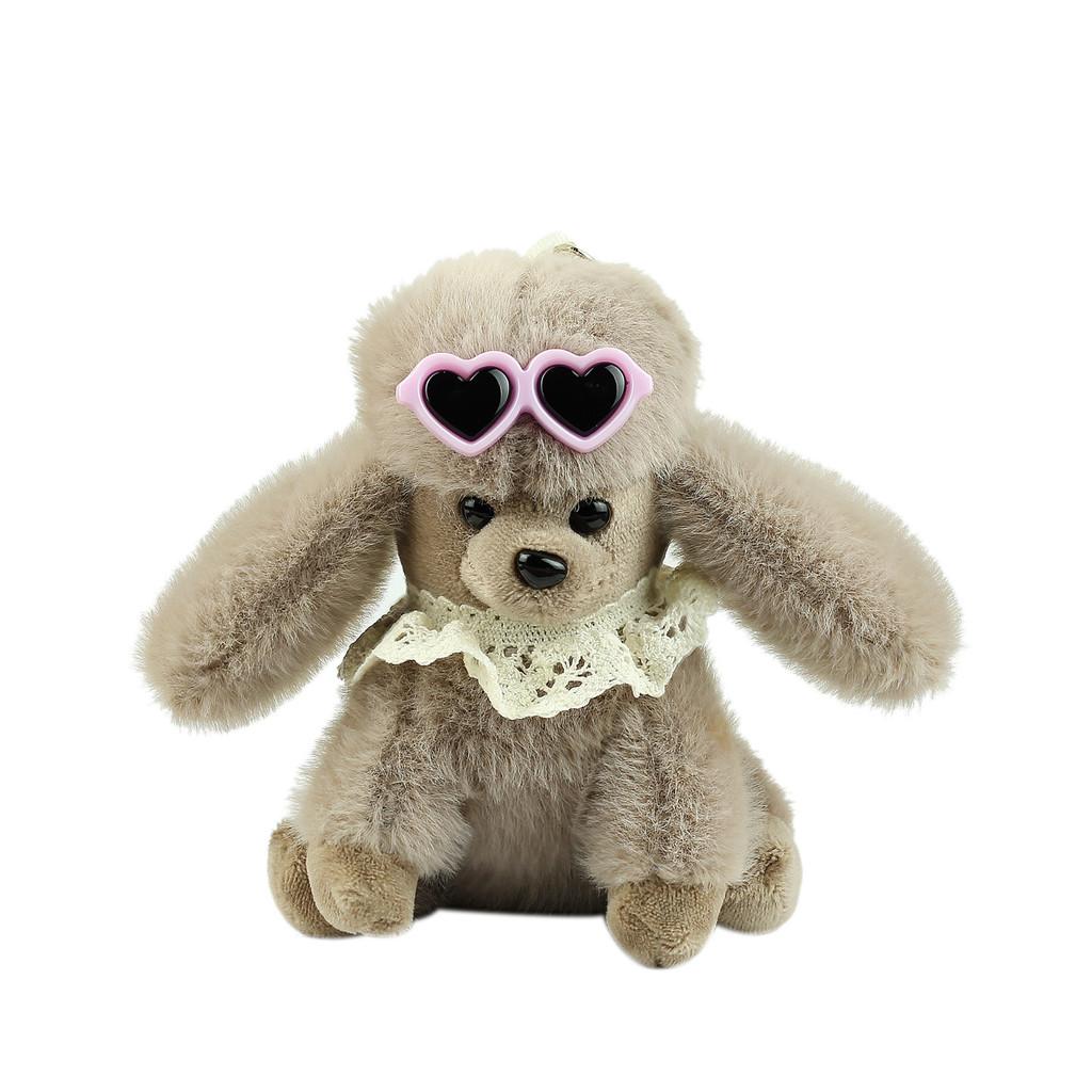 Plush Poodle Dog Keychain With Pp Cotton Filling For Bag Decor And Gift For All Ages