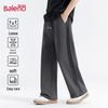 Baleno Men's 300G Heavyweight Pleated Straight-Leg Casual Pants