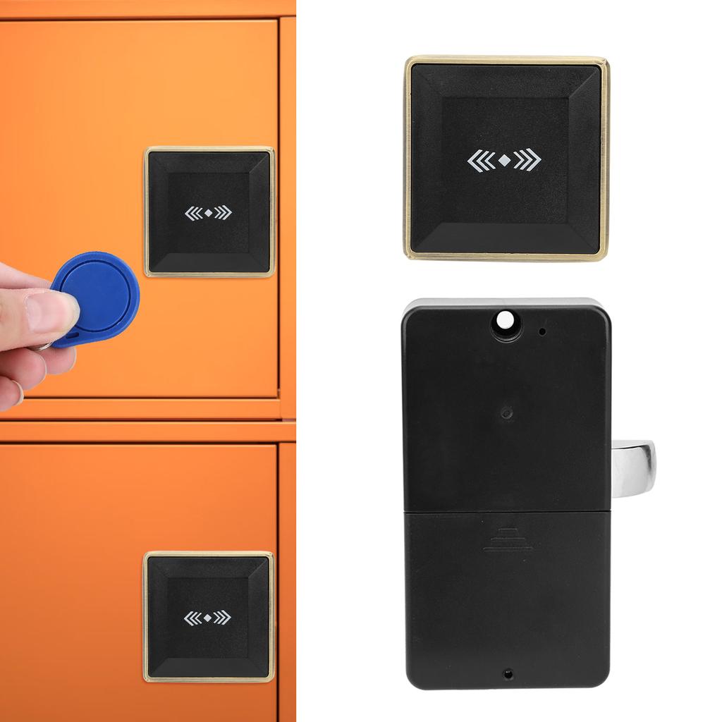 Intelligentes elektronisches Schloss ID-Karten-Tag Induktions-Sicherheitsschloss für Sauna Badezimmer Schränke Aktenschrank