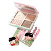 Judydoll Paleta rozjasňovačů a kontur Make-up Matný rozjasňovač a přirozený stín, Modelování obličeje pro nos, tváře Stavitelný Dlouhotrvající