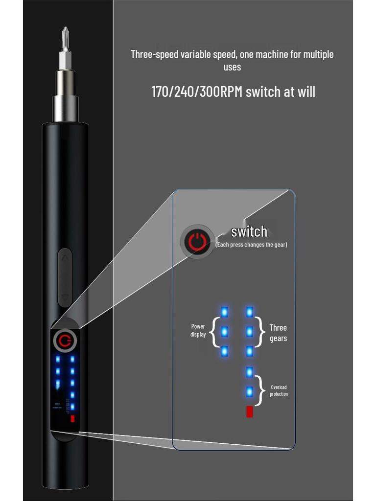 Deer Fairy 68-in-1 Wiederaufladbares Elektrisches Schraubendreher-Set