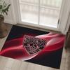 VfB Stuttgart Football Design Tappeto in Velluto di Cristallo Accogliente Non?Tappeto Stampato Antiscivolo per Camera da Letto Soggiorno Ingresso