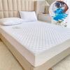 Super 100% Waterproof Bed Sheet Embossed Mattress Cover Winter Thicken Cotton Fitted Sheet Bedcloth Anti-mite Mattress Pad