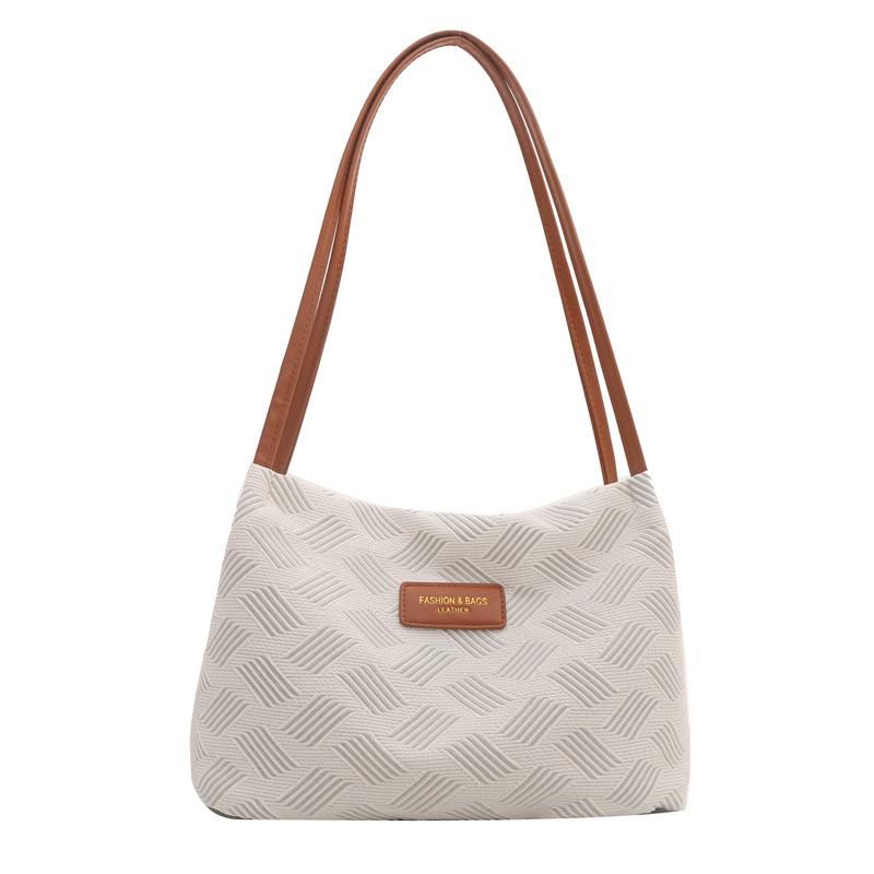 Large Capacity Trend Foreign Style Women's Bag 2025 New Retro Student Casual Shoulder Armpit Bag Fashion Tote Bag