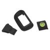Camera Eyecup Level and Hot Shoe Cover Set Fit for R10 3 In 1 Camera Viewfinder Eyecup Bubble Level Hot Shoe Cap