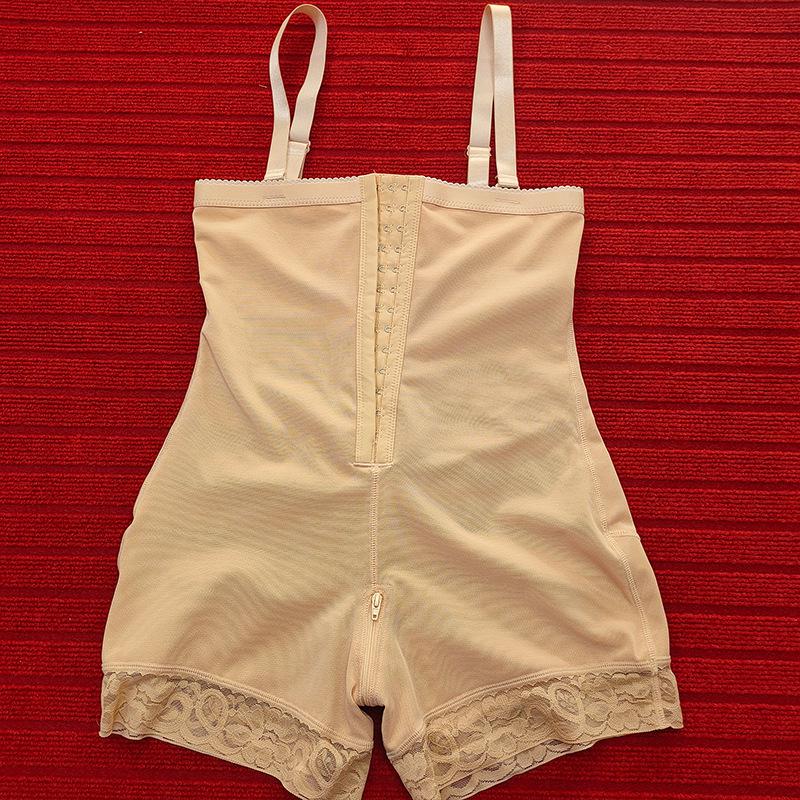 High-Waist Plus-Size Women's Slimming One-Piece Body Shaper with Tummy Control and Hip Lift